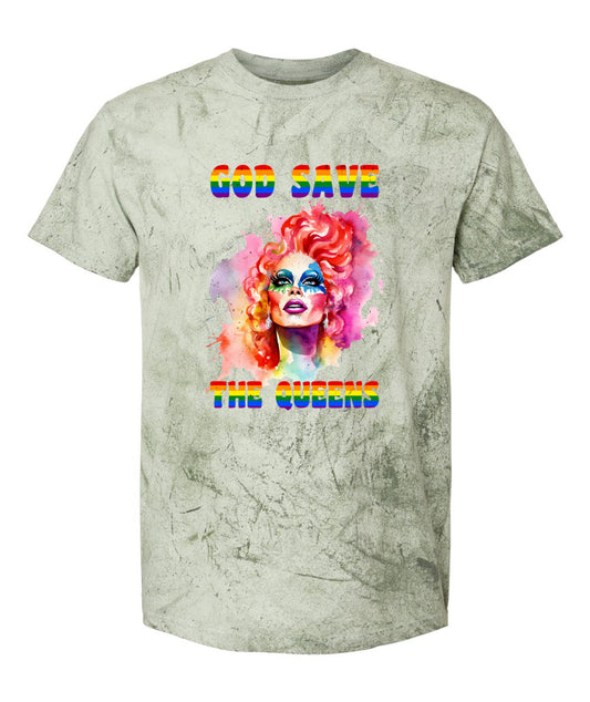 Unisex Blast T-Shirt | Comfort Colors gay pride men women queens celebrate ally celebrate LGBTQ pride parade unique print rainbow colors 